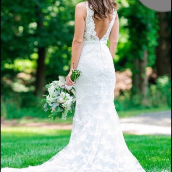 Lazaro 3656 Bridal Gown - Picture 8 of 9